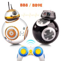 RC BB 8 로봇 2 4G 원격 제어 사운드 액션 피규어 업그레이드 지능형 BB8 볼 Droid BB-8 모델 완구