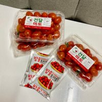 스테비아 방울 토마토 500g 1kg 3팩 퇴촌 화천 강원도 찰 스낵 토마토 다이어트