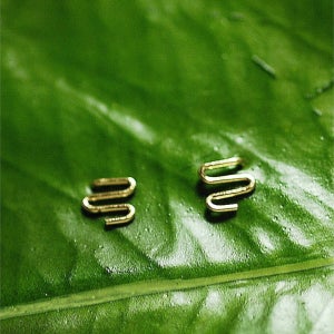 Stud Earrings 14K GF 귀걸이, 5ave