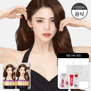 [로레알] [2개] 엑셀랑스 듀오크림 염색약 9종 택1(+증정 헤어마스크 세트+BR 샴푸 100ml+쇼핑백)