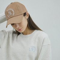 올인컴플리트 Round Logo Ball Cap Cocoa