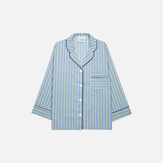 스내피커들 Chilling Stripe Pajama Set (Blue)