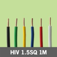 HIV 1.5SQ 1M 단위 옥내 전기 단선 전선 작업선 국산