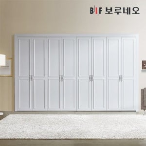 보루네오 웨인스코팅 까사 여닫이 붙박이장 360cm