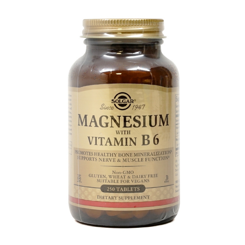 솔가 <b>마그네슘</b> 위드 비타민 B6 250정
