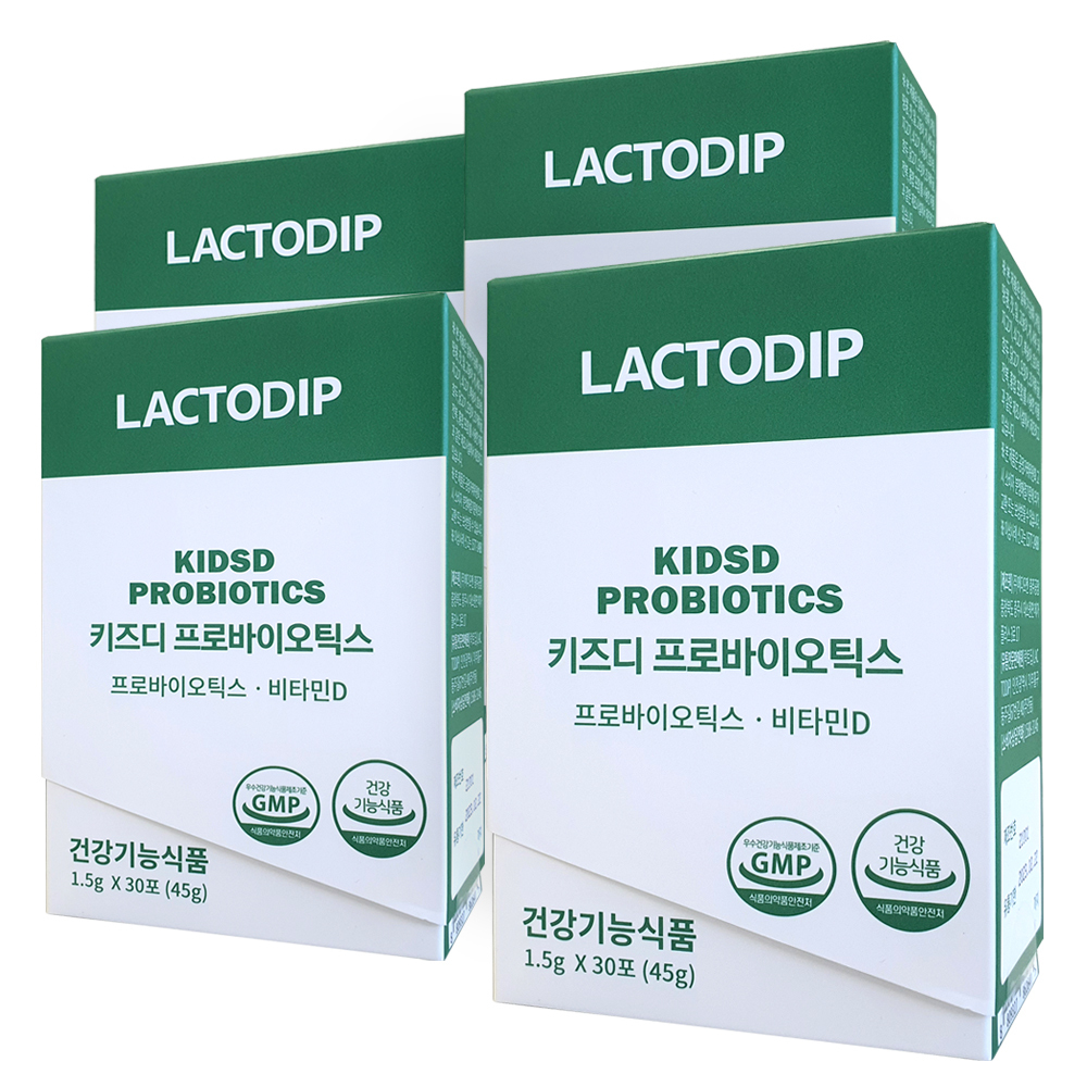 <b>락토딥</b> 유아 어린이 돌 아기<b>유산균</b> 4개월분 비타민D