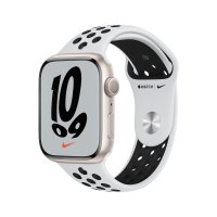 Apple 워치 7 GPS Nike 45mm (스타라이트 알루미늄)