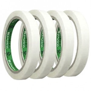 금성 초강력 러버타입 OPP 칼라 박스테이프 12mmx40M 1봉 (4pcs) - 백색