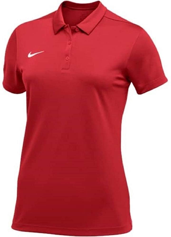 nike red polo shirt womens