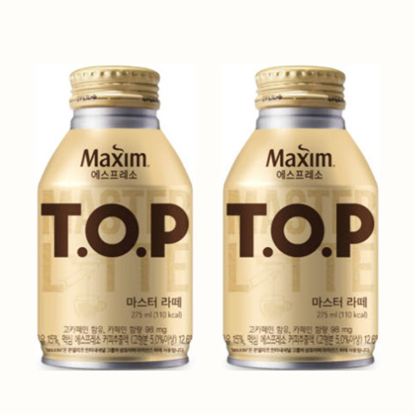 티오피 T.O.P 마스터 라떼