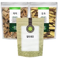 생강계피감초 생감차 세트 (총 1500g) 생강(건강) 계피 감초