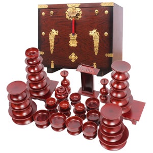 남원공방 남원 제기세트 37P - 고급 제기함 ( 반무광 고급 물푸레 )