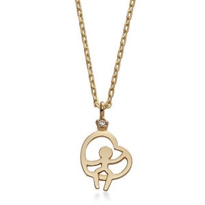 비앤비골드 [비앤비골드] 14K 목걸이 큐티 하트 목걸이 NPN10011