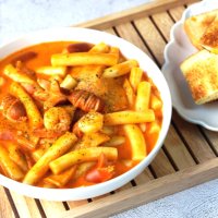 로제 즉석 밀떡 까르보나라 쫄볶이 떡볶이 밀키트  1인분