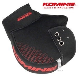 코미네토시AK-348NEOPRENE HANDLE WARMER PLUS- black/red -