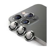 맥플 아이폰 13 프로 / 아이폰 13 프로 MAX용 메탈 엣지 강화유리 카메라 보호필름