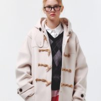 [메인부스] [울90%]Oversized Duffle Coat(IVORY) 2070343