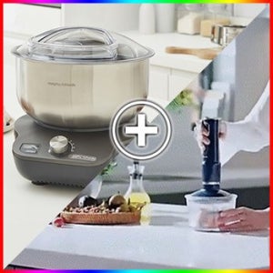 모피리처드 스탠드 자동 반죽기 믹스스타+핸드 블렌더 세트 빵반죽 다지기 믹서기