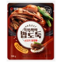 에스에프에스 샘표 쓱쓱싹싹 밥도둑 쇠고기 장조림 130g