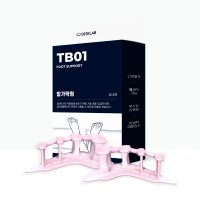 더바른 디스크랩 실리콘 엄지 발가락교정기 실내용 발가락링 TB01