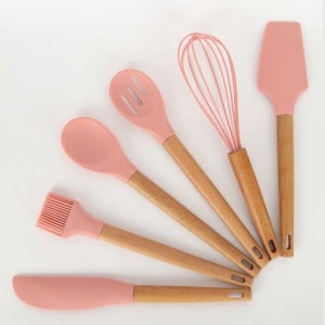 AL푸코 실리콘조리도구 6p세트-핑크