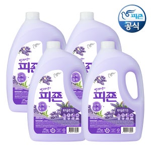 피죤 섬유유연제 바이올렛가든 3.1L 용기 x 4개