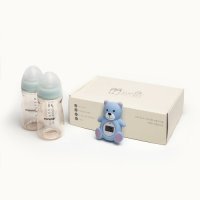 [아가방]미니노어 PPSU 240ml 젖병(2개)+젖꼭지2단계(2개)+탕온도계 / 신생아 출산선물세트