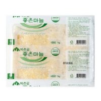 우복당 냉동 다진마늘 간마늘 1kg  1개