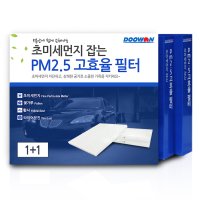 두원 PM2.5 초미세먼지 고효율 차량용 에어컨필터 BS95 2개1세트