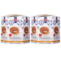 Daelmans Stroopwafel Caramel 네덜란드 스트룹와플 카라멜 8 11oz 230g 2팩 1개 1g