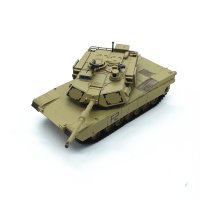 1 72 US M1A2 Abrams 주요 전투 탱크 M1 모델 시뮬레이션 완제품 정적 장식품 Henglong 8802