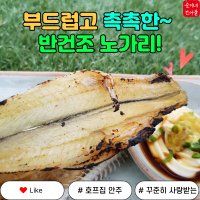 (순이네 건어물) 촉촉한 반건조 노가리 400g / 국내가공 / 을지로 노가리 / 중부시장 도매 / 건어물  1개