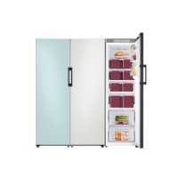 삼성전자 비스포크 키친핏 냉장고+냉동고+김치냉장고 세트