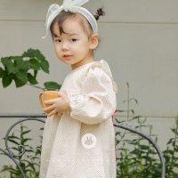 [2차제작] 아가꽃들 보고 쪼꼬미 마음 두근해 - red small tulip lovely red ribbon cotton dress