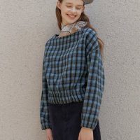 [어몽] A CHECK POINT BLOUSE [2colors] AM214BL002