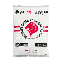 우진 백 시멘트 2kg 줄눈 타일 작업용 백시멘트