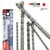 일본 UNIKA 석재 대리석 6.0mm SB타입 드릴비트날 천공 돌기리