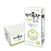 건국유업 착한목장 무항생제인증 우유 190ml