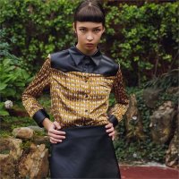 쏘리투머치러브 Cowboy Eco Leather Blouse