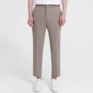 봄 가을 10부 슬랙스 팬츠 / 빅사이즈 34 인치 블랙 회베 진배 밀크 라이트그래이