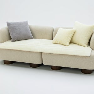 소파양털방석 3, 4인용SOFA WOOL SEAT짧은 양털