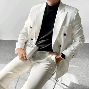 프리미엄컬러 더블수트 남자정장세트 - 5color