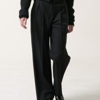 아웃셀 Wool blend wide leg pant