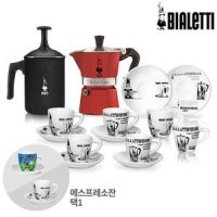 비알레띠 모카 커피메이커 3컵 우유거품기 에스프레소잔 6p 사발이증정