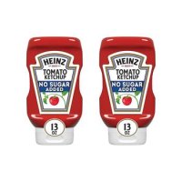 [해외직구] 하인즈 무설탕 토마토 케첩 369g 2팩 Heinz Tomato Ketchup No Sugar Added 13oz