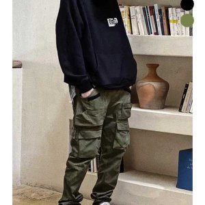하이 스트리트 멀티 카고 밴딩 트레이닝 pants [스트릿 명품 편집샵 람스]