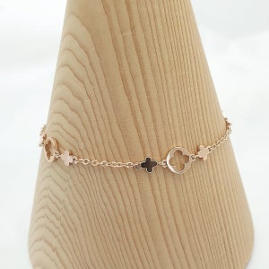 현골드앤실버 18k 체인 참 데일리 금 여자 팔찌