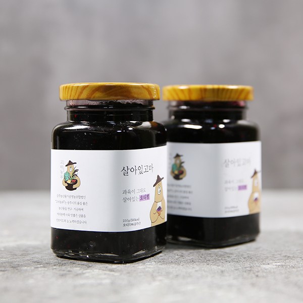 <b>살아있고마</b> 오디잼 250g 잼 공주 고맛나루