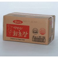 간편 1회용 움트리실장님 초장 40g x300입 1박스