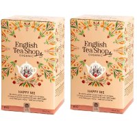 English Tea Shop 영국 잉글리시 티 샵 해피미 레몬그라스 애플 차 티백 20개입 2팩